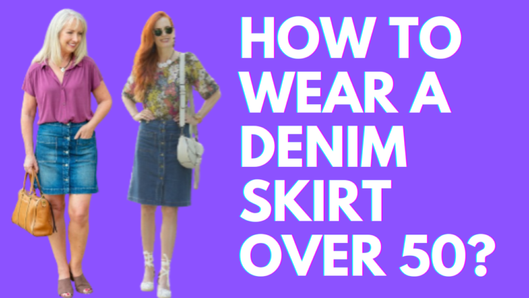 How to Wear a Denim Skirt Over 50: Embracing Best Style with Confidence