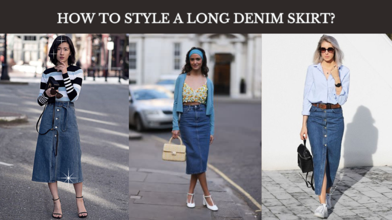 Style a Long Denim Skirt