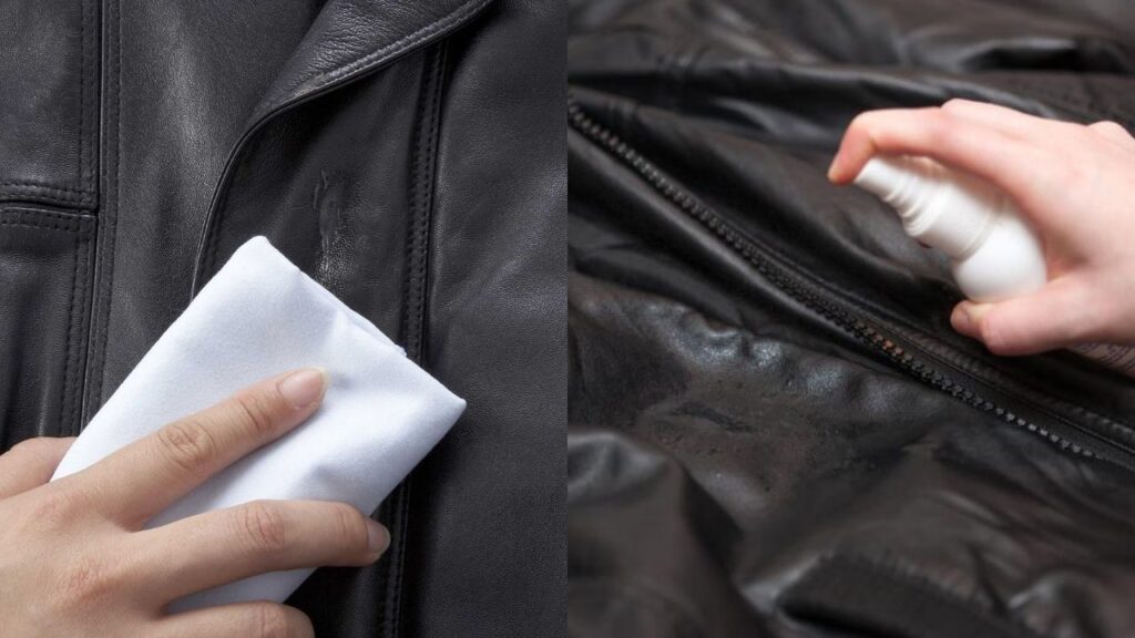 Maintaining and cleaning women's leather jacket