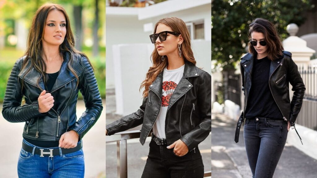 What to Wear with a Women's Leather Jacket