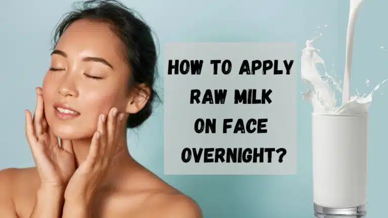 How to Apply Raw Milk on Face Overnight?
